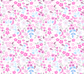 大牌精美抽象花卉碎花