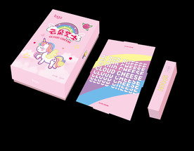 云朵芝士蛋糕包装设计