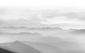 山水画 水墨山水画 意境山水画