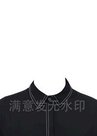 证件照黑色衬衫
