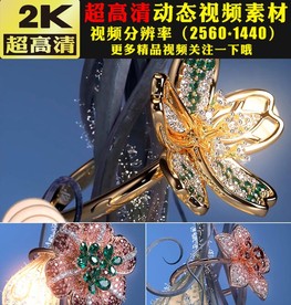 闪耀钻石宝石珠宝水晶吊坠视频