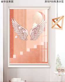 莫兰迪色现代时尚网红浴室垂帘