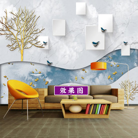 3D叶面 树苗 花鸟