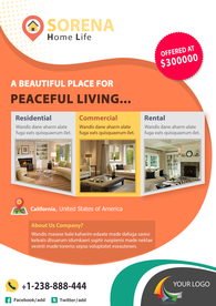 房地产酒店写字楼海报传单