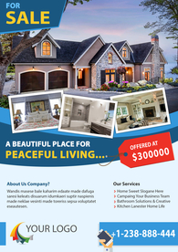 房地产酒店民宿短租中介海报传单