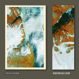 抽象装饰画油画肌理