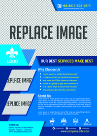 房地产酒店民宿短租中介海报传单