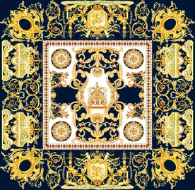 欧式复古天使方巾