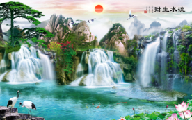 山水画 水墨山水画 意境山水画