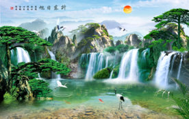 山水画 水墨山水画 意境山水画