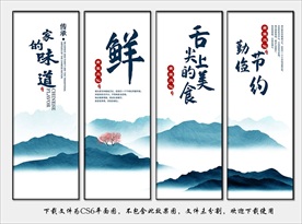 食堂海报 食堂标语 食堂文化