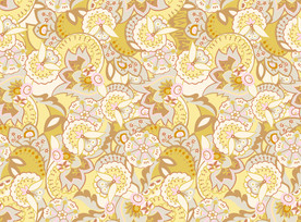 女装长裙 黄花纹