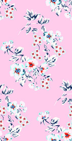 女装 手绘山茶花
