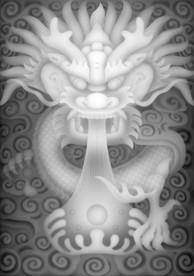 龙牌灰度图