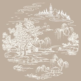 硅藻泥网板欧式现代中式花纹