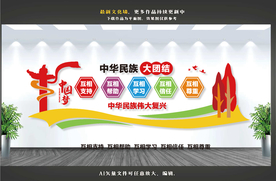 民族团结文化墙