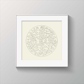 花纹太阳花装饰