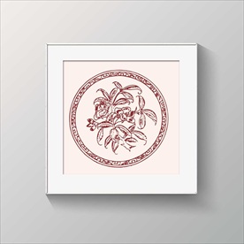 花纹装饰矢量图