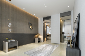 卧室背景墙 现代床头摄影墙