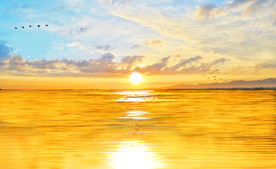 油画风景意境山水画欧美风景油画