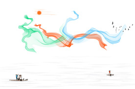 水墨画意境山水画意境山水画