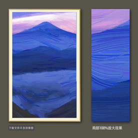 抽象装饰画风景油画