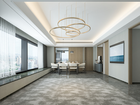 极简现代客厅沙发背景墙