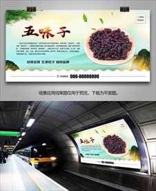 五味子批发海报灯箱展板展架挂画