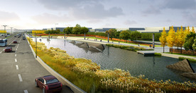 城市道路景观规划 效果图