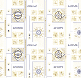 男装欧美风几何抽象格子