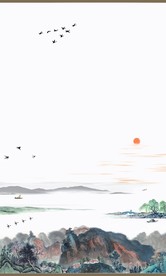 山水墨画山水意境山水禅境山水画