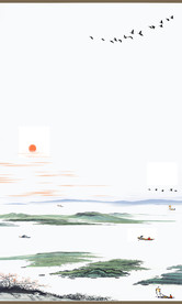 山水墨画山水意境山水禅境山水画