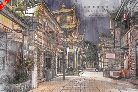 成都宽窄巷子