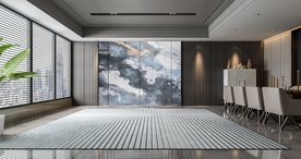 现代客厅沙发背景墙