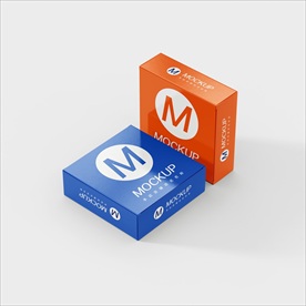 餐厅纸巾盒子包装样机