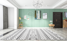 北欧客厅沙发背景墙现代摄影墙