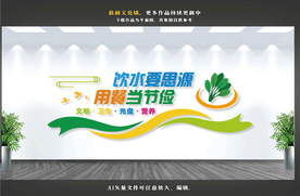 饮水要思源 用餐当节俭