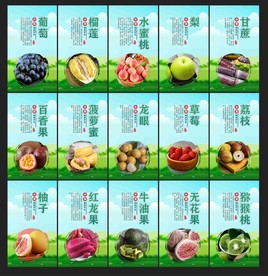 水果挂画 水果海报