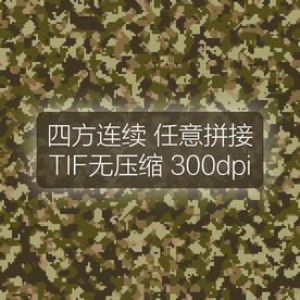 数码迷彩图案四方连续印花设计