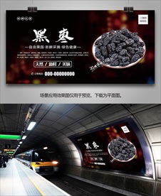 黑枣挂画展架灯箱易拉宝单页展板