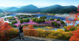 生态湿地公园设计效果图