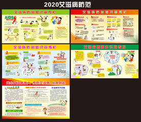 2020 艾滋病日 展板 携手