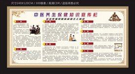 中医养生保健知识宣传栏
