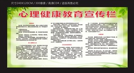 心理健康教育宣传栏