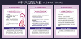 产后恢复展板 产科展板