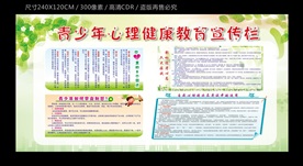 青少年心理健康教育宣传栏