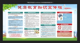 健康教育知识宣传栏-春季专栏