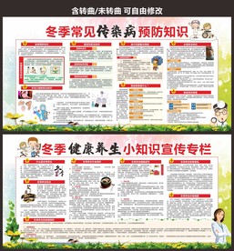 预防传染病健康宣传栏