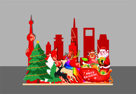 圣诞节高清堆头