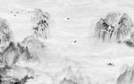 中国风唯美高档山水 TIF分层
